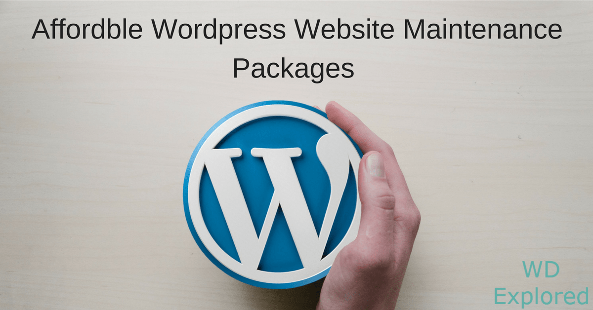 Affordble Wordpress Website Maintenance packages